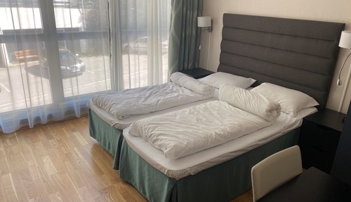 Habitación estándar con 2 camas individuales (Fjord View)
