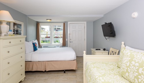 Habitación, varias camas, accesible para personas con discapacidad, vistas al jardín