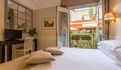 Habitación exclusiva doble, 1 cama de matrimonio, balcón
