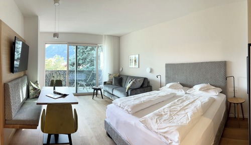 Habitación Deluxe doble, balcón (Meranerapfel)