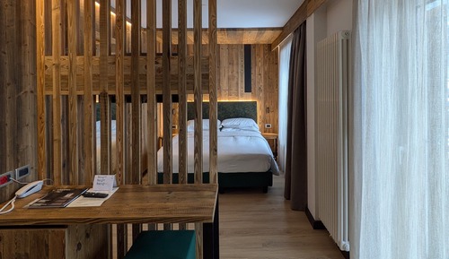 Habitación panorámica, 1 cama doble, vistas a la montaña
