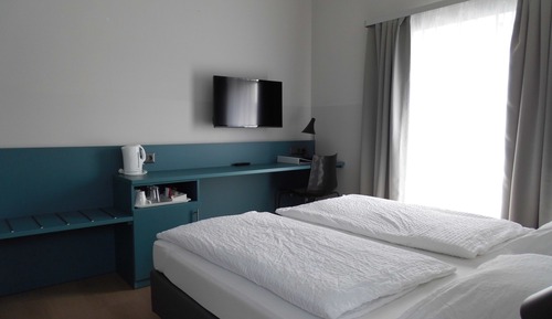 Habitación City doble, baño privado