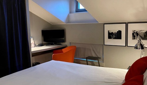 Economy Double Room - Attic (10 stairs, skylight, no windows)