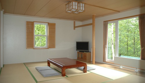 Habitación familiar (Tatami  - Shared Restroom and Bath)