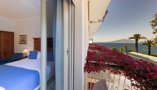 Habitación familiar, vistas al mar