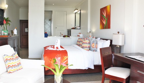Suite junior, vista de la puesta de sol