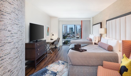 Habitación Premium, 2 camas de matrimonio (Gaslamp View)