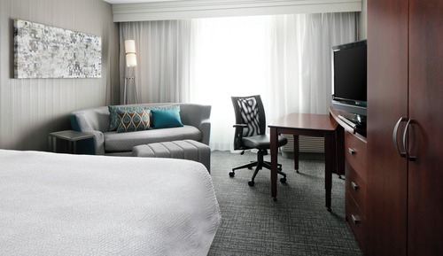 Habitación, 1 cama de matrimonio grande con sofá cama