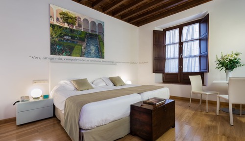 Habitación estándar doble, en la zona del patio