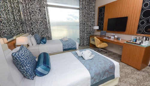 Habitación estándar con 2 camas individuales, 2 camas individuales, vistas al mar