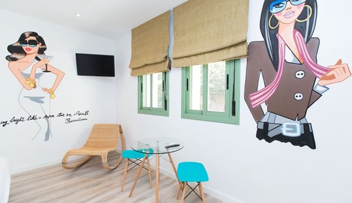 Estudio estándar, 1 cama doble o 2 individuales, baño privado