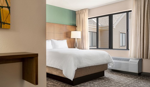 Suite estudio, 1 cama de matrimonio, cocina