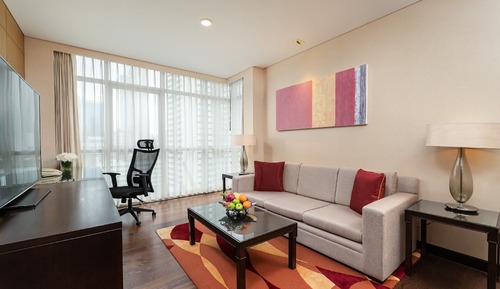 Suite Deluxe, 1 habitación, no fumadores, vistas a la ciudad