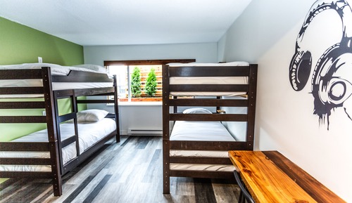 Habitación cuádruple, varias camas