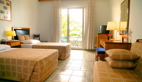 Habitación estándar con 2 camas individuales, vistas al mar