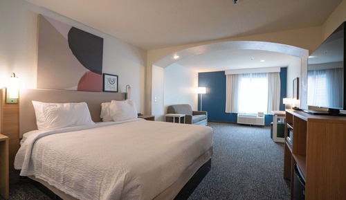 Habitación, 1 cama de matrimonio grande con sofá cama