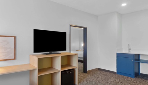 Suite, 1 cama de matrimonio grande, accesible para personas con discapacidad, bañera (Mobility)