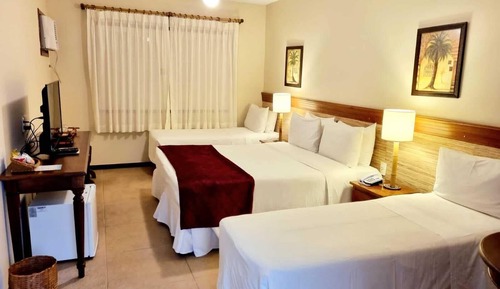 Habitación cuádruple, vistas al jardín
