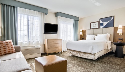 Suite estudio, 1 cama de matrimonio, cocina