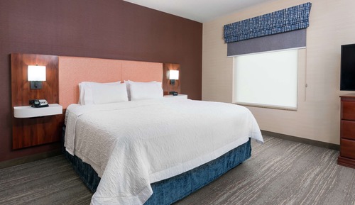 Estudio, 1 cama de matrimonio grande (Mobility & Hearing, Roll-in Shower)