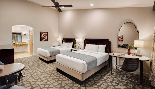 Suite estudio, 2 camas de matrimonio