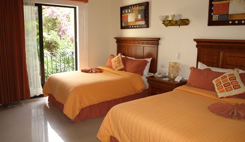 Junior Suite, 2 Double Beds,Kitchenette, Hot Tub
