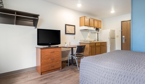 Estudio estándar, 1 cama doble, no fumadores, frigorífico y microondas