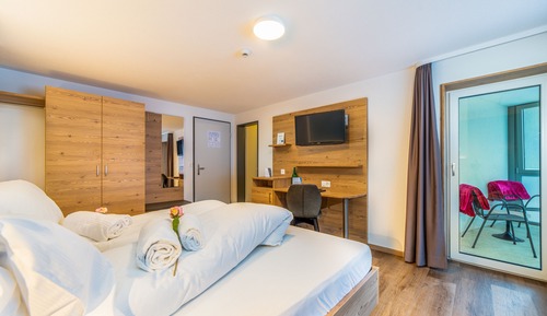 Habitación familiar, balcón