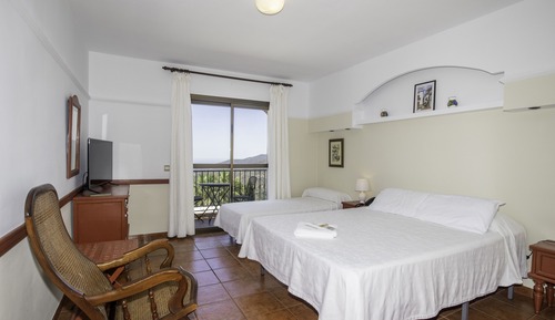 Habitación doble, balcón
