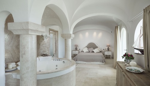 Suite estudio romántica, 1 habitación, bañera de hidromasaje, vistas al mar