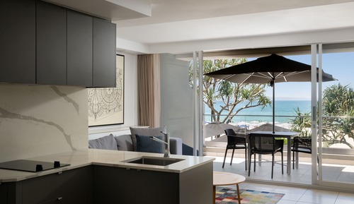 Apartamento, frente a la playa