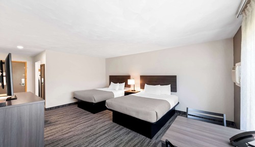 Habitación estándar, 2 camas de matrimonio, no fumadores, frigorífico y microondas
