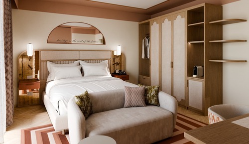 Habitación superior, 1 cama de matrimonio grande