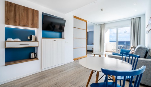 Apartamento, 1 habitación, terraza, vistas al mar (3 adults and 1 child)