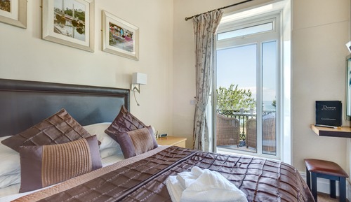 Habitación doble, balcón, vistas al mar (Compact Double, 1st Floor)