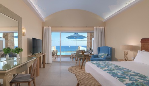 Habitación Deluxe, piscina privada, vistas al mar