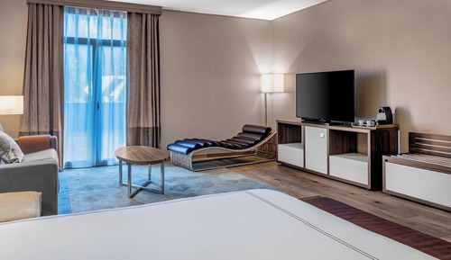 Habitación, 1 cama de matrimonio grande con sofá cama, no fumadores (Mountain View)