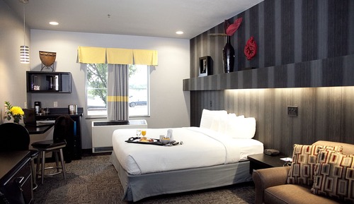 Habitación, 1 cama de matrimonio grande con sofá cama