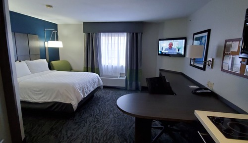 Suite estudio, 1 cama de matrimonio, accesible en silla de ruedas (Communications)