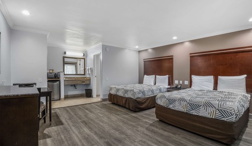 Suite estándar, 2 camas de matrimonio, no fumadores, frigorífico y microondas