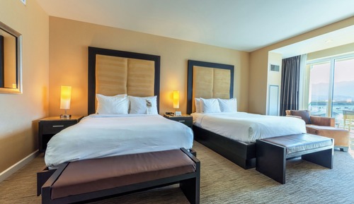 Habitación Deluxe, 2 camas de matrimonio, balcón