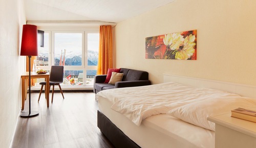 Habitación individual, vistas a la montaña