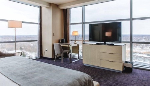 Habitación panorámica, 1 cama de matrimonio grande, fumadores, vistas a la ciudad