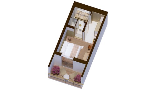 Habitación superior, vistas al mar