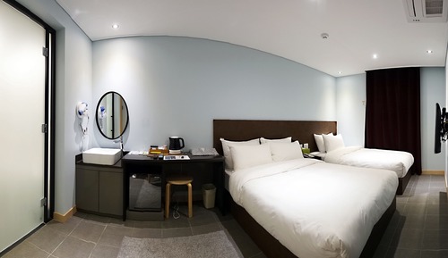 Deluxe Twin Room, Single sized and Double sized bed