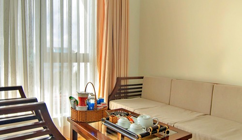 Habitación cuádruple familiar, 2 camas de matrimonio, balcón (Deluxe)