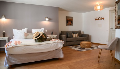 Habitación doble, baño privado (Chambre « Boisée »)