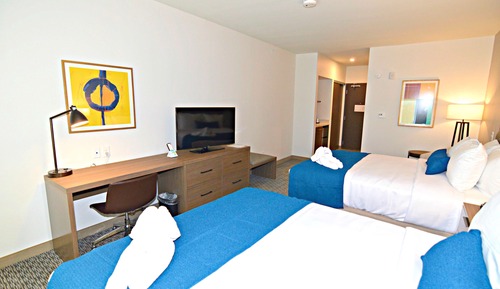 Habitación estándar, 2 camas de matrimonio, accesible para personas con discapacidad, bañera