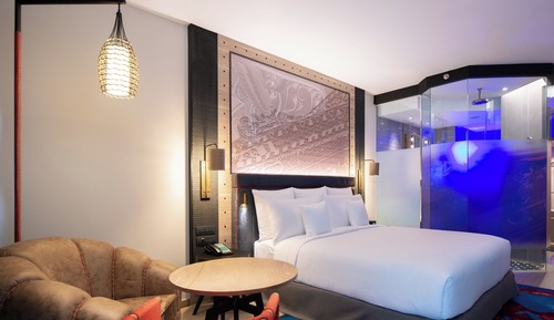Habitación estándar, 1 cama de matrimonio grande, vistas al jardín