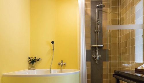 Habitación Deluxe con 2 camas individuales, 2 camas individuales, bañera